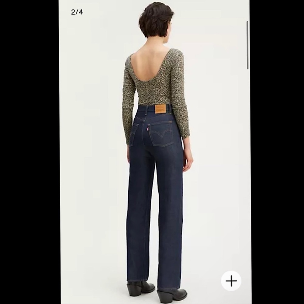 NWT Levi's® Premium RIBCAGE FULL LENGTH JEANS